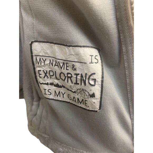 The‎ North Face Jacket Girls Extra Large Gray Full Zip Fleece Pockets Osolita - Picture 12 of 13